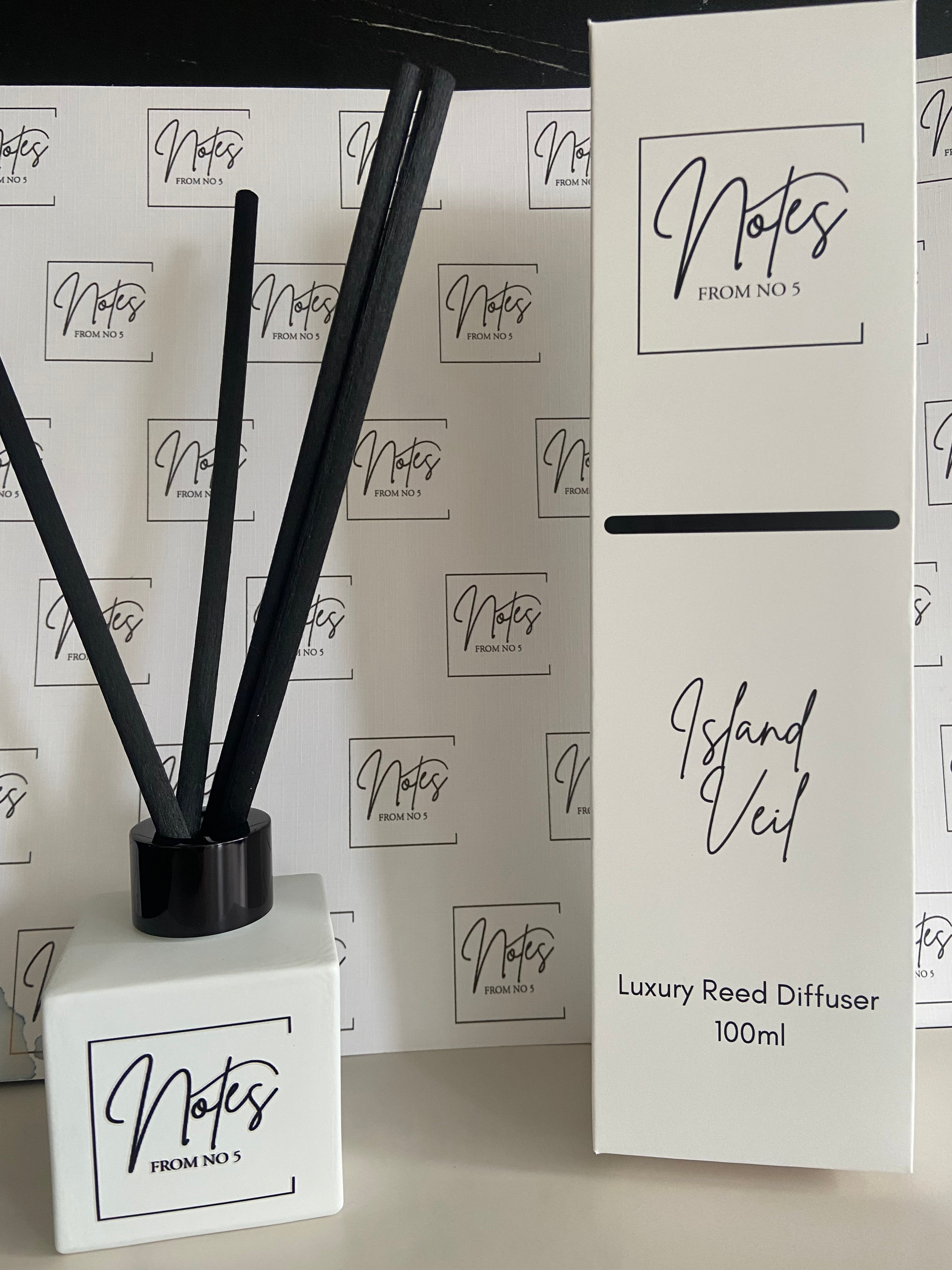 Notes - Island Veil Reed Diffuser 100ml