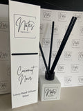 Notes- Coconut Noir Reed Diffuser 100ml
