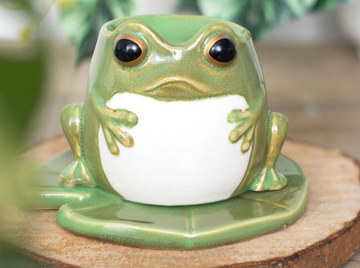 Frog On A Lily Pad Oil & Wax Melt Burner