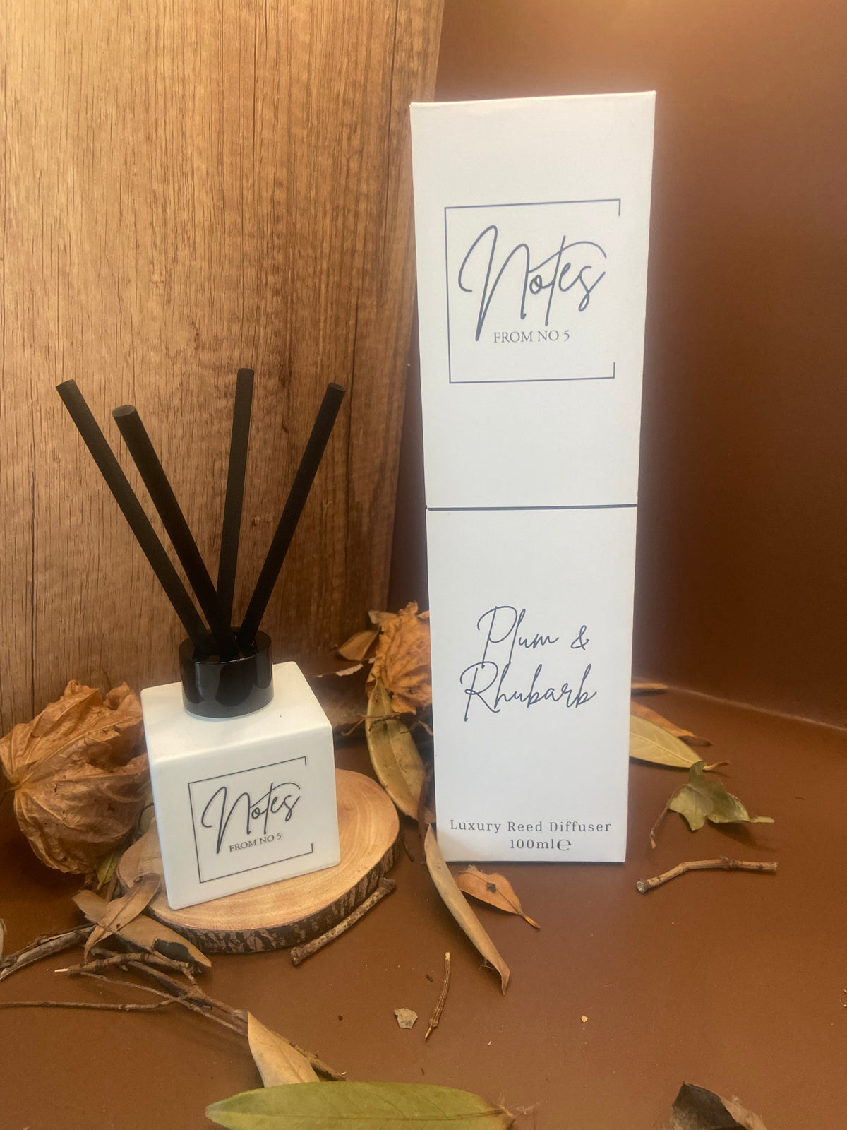 Notes- NEW! Plum & Rhubarb Reed Diffuser 100ml