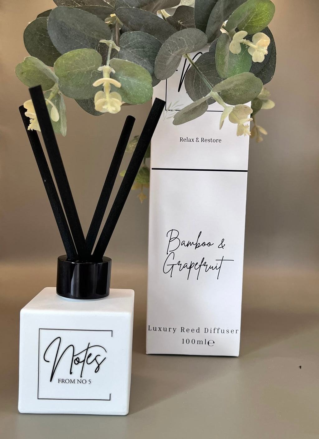 Notes- NEW! Bamboo & Grapefruit Reed Diffuser 100ml