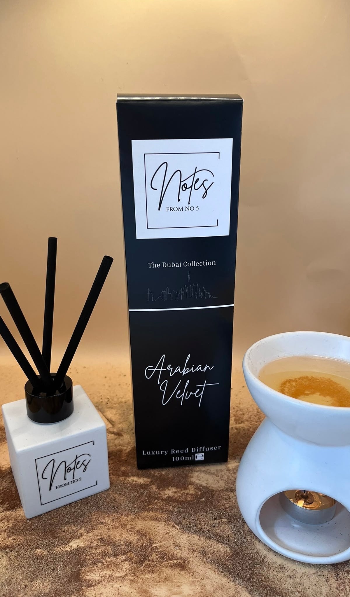 Notes- NEW! Arabian Velvet Reed Diffuser 100ml
