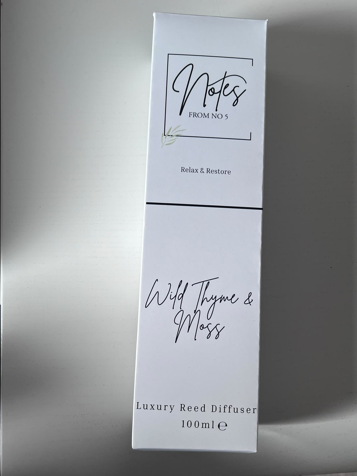 Notes- NEW! Wild Thyme & Moss Reed Diffuser 100ml