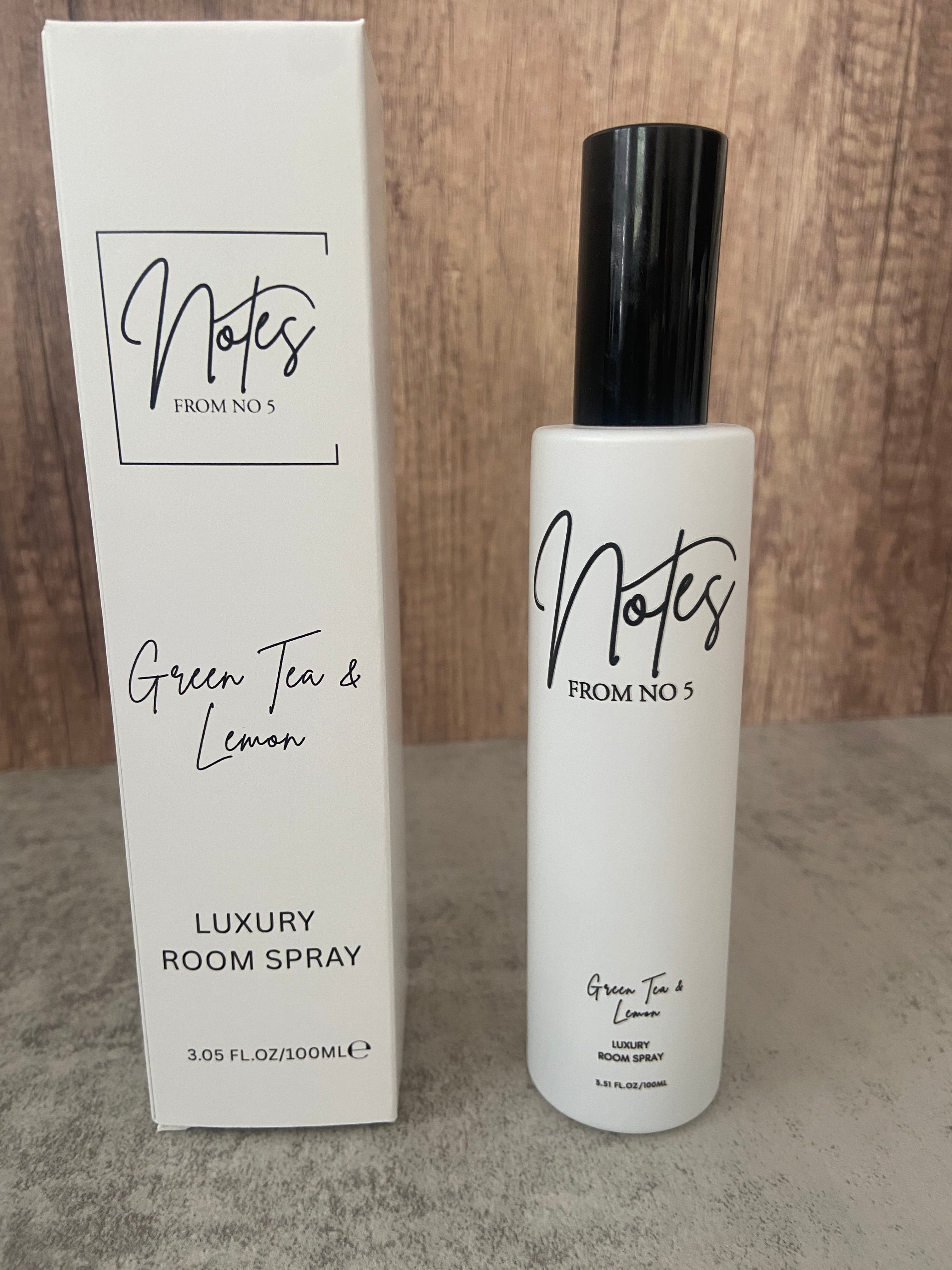 Notes- Green Tea & Lemon Room Spray 100ml
