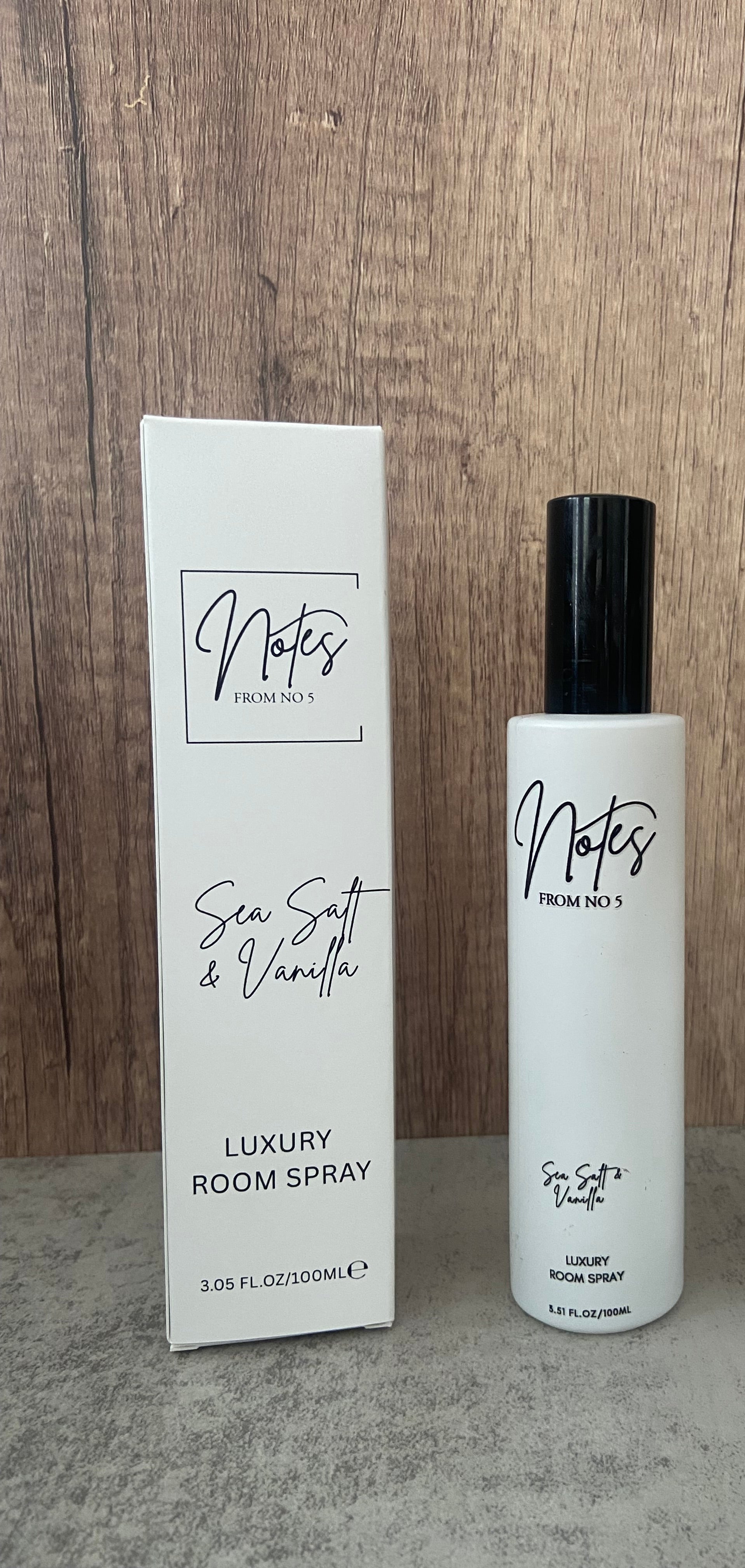 Notes- Sea Salt & Vanilla Room Spray 100ml